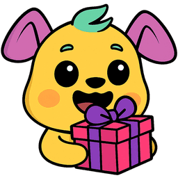 Mr. Cozy with gift